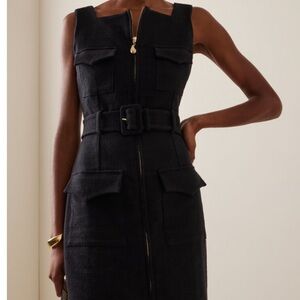 Moda Operandi USISI SISTER Alexa Cotton Belted Boucle Dress $515 - S